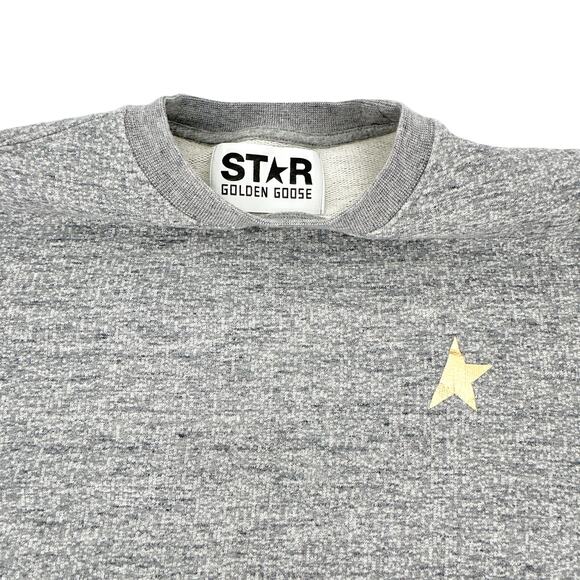 GOLDEN GOOSE Athena Star Sweatshirt in Grey XS - Picture 5 of 13